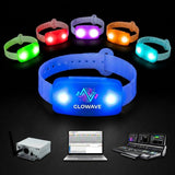 GFLAI GFB009 DMX-Programmable LED Wristbands with GFC005 Controller