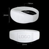 Sound-activated LED wristband (ABS housing and silicone strap; customization available), suitable for concerts.(500 LED Wristbands)