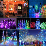 16 Colors Fairy Lights 2 Packs String Lights 16.4 Ft 50 LEDs with Remote