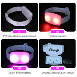 PP Bracelets with App Control LED Bracelets for Party (200 PCS + APP Transmitter)