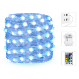 8 Lighting Modes USB Powered Remote Fairy Lights for Bedroom Party Decor