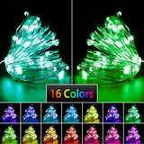 8 Lighting Modes USB Powered Remote Fairy Lights for Bedroom Party Decor