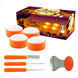 Halloween LED Pumpkin Lights with Remote and Timer 4Packs