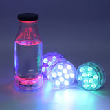 GFLAI IP68 Waterproof Multi Color Submersible LED Lights Underwater Pool Light Party Wedding Christmas Decoration