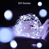 Indoor Fairy Lights, Battery Operated with Remote, Christmas, Party