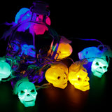 Battery Powered Halloween Ghost Skull Lights