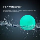 16 Colors LED Glow Ball Floating Pool Lights(6 Packs)