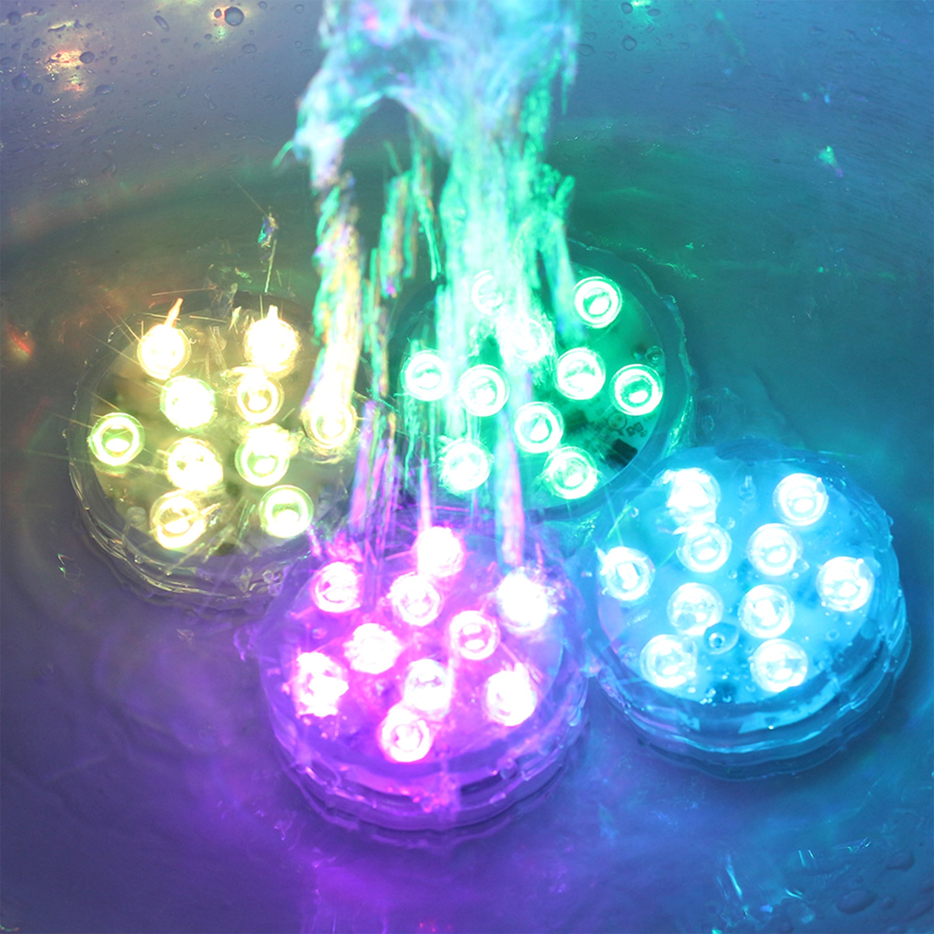 Battery Operated LED Submersible Lights(1 Packs)
