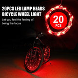 LED Bike Spoke Lights Battery 2-Tire Pack for Night Riding